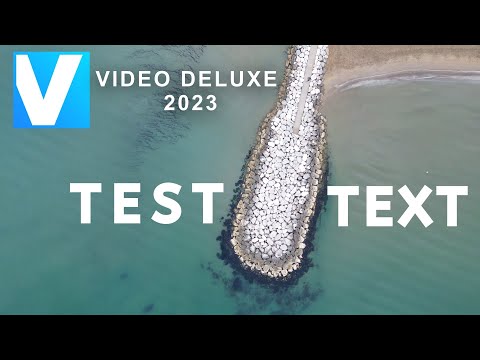 Magix Video Deluxe Premium 2023 Text einfügen Short Video ( Deutsch )