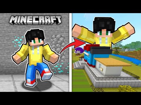 I BECAME A "GIANT" IN OMOVILLAGE in Minecraft |  I have a big crush