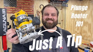How to Use a Plunge Router the RIGHT Way!