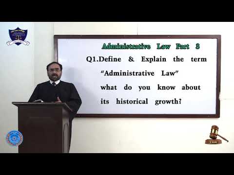 Administrative Law Lecture-1