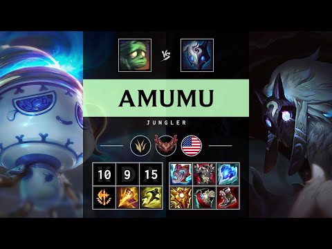 Amumu Jungle vs Kindred - NA Grandmaster Patch 25.21