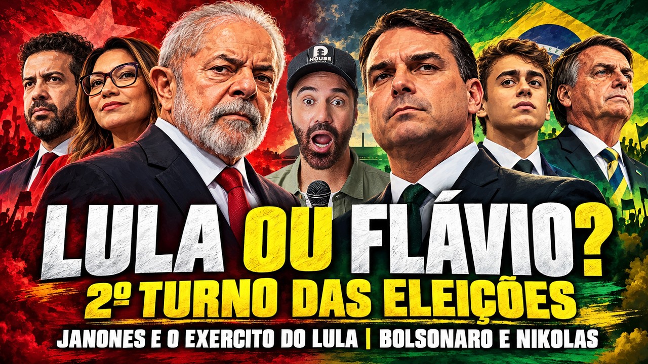 LULA OU FLÁVIO 2º TURNO DAS ELEIÇÕES | EXERCITO DO LULA | BOLSONARO E NIKOLAS - DIOGO PORTUGAL