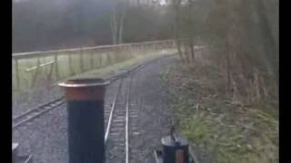 preview picture of video 'Echills Wood Railway footplate ride'