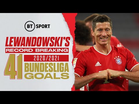 All 41 of Robert Lewandowski's 2020/21 Bundesliga goals! Striker breaks Gerd Muller's 49-year record