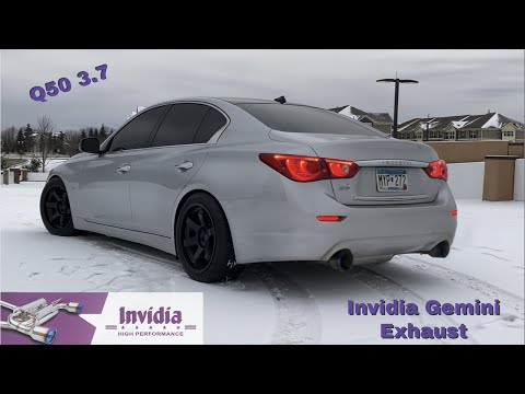 Q50 3.7 Invidia Gemini Exhaust + Berk Resonated Testpipes