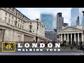 London Walk London Bridge To Bank Of England Walking In The City Of London