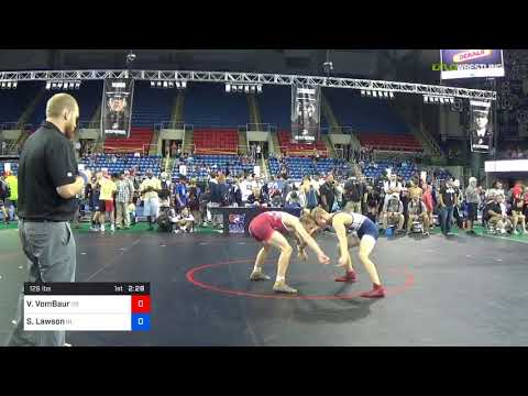 2018 USMC-USAW Cadet & Junior FS Nationals/Cadet 126 Round Of 64 - Vance VomBaur (CO) Vs. Seth Law