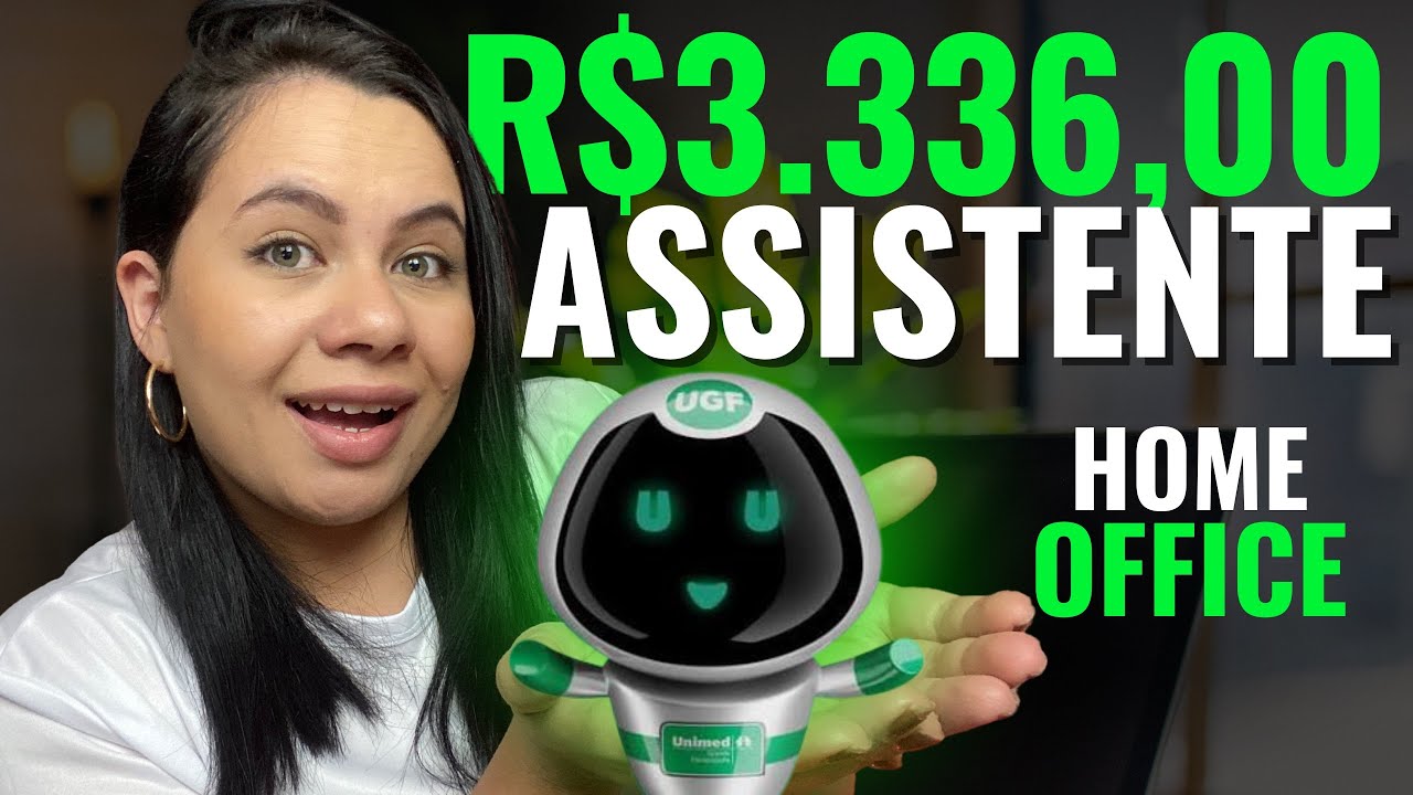R$3.336,00 + R$800 DE V/A PARA TRABALHAR COMO ASSISTENTE NA UNIMED