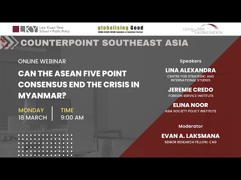 [CSA series] Can the ASEAN Five Point Consensus end the crisis in Myanmar?
