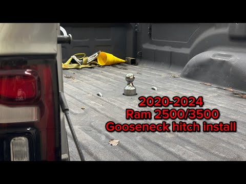 2019 -2024 Ram 2500/3500 @curtmfg Custom Underbed OEM-Style Gooseneck Trailer Hitch Install