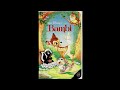 VHS Opening 11 Opening To Bambi 1942 1989 VHS