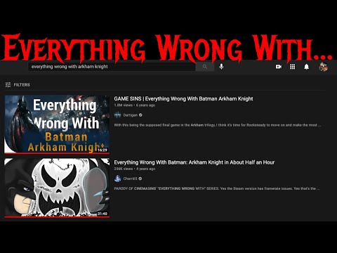 Everything Wrong With Every EWW Arkham Knight Video