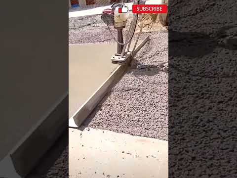 screed  vibration machine for concrete level finishing. #shorts #short #civilengineering #concrete