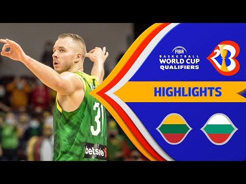 Lithuania - Bulgaria | Highlights - #FIBAWC 2023 Qualifiers