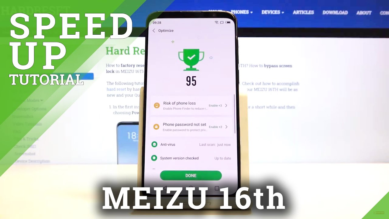 How to Optimize Your MEIZU 16TH - Speed Up System