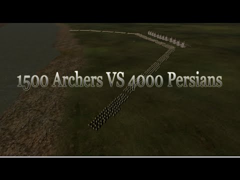 Rome Total War: 1500 Archers VS 4000 Persians