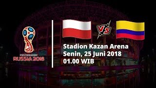 Jadwal Live Trans TV Pertandingan Piala Dunia 2018 Polandia vs Kolombia Pukul 01.00 WIB