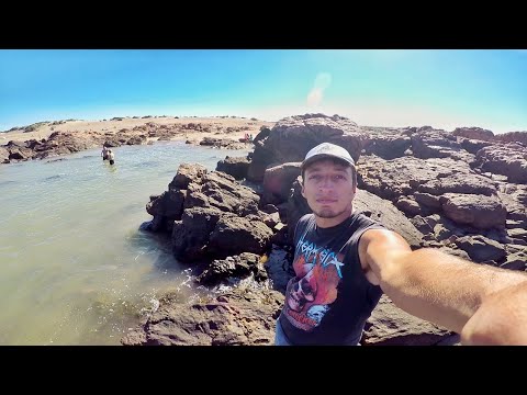 Frío y RUTA rumbo a Las Grutas "Balneario Piedras Coloradas"