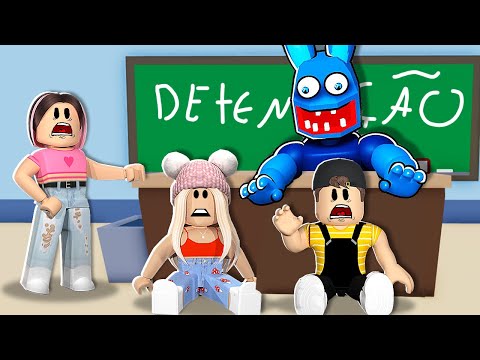 O NOVO MASCOTE DA ESCOLA É UM COELHO MALVADO : Historinhas de Roblox (  Mo's Academy )