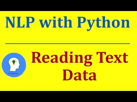 Reading Text Data | Natural Language Processing with Python and NLTK