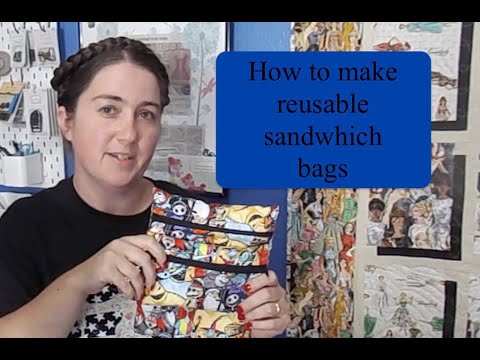 How to make reusable sandwich bags and snack bags