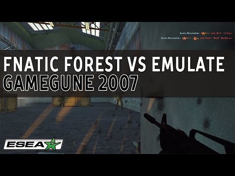 CS 1.6 Classic Throwback - Fnatic f0rest vs emuLate at GameGune 2007