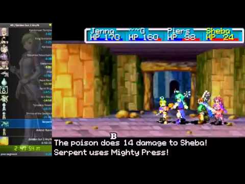 Golden Sun: The Lost Age Any% Speedrun in 5:53:34 (WR until 18/07/16))
