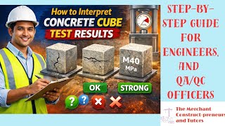Learn how to Interprete Compressive strength test on concrete cubes ac
