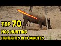 70 HOG HUNTING KILLSHOTS IN 13 MINUTES ULTIMATE BOWHUNTING COMPILATION