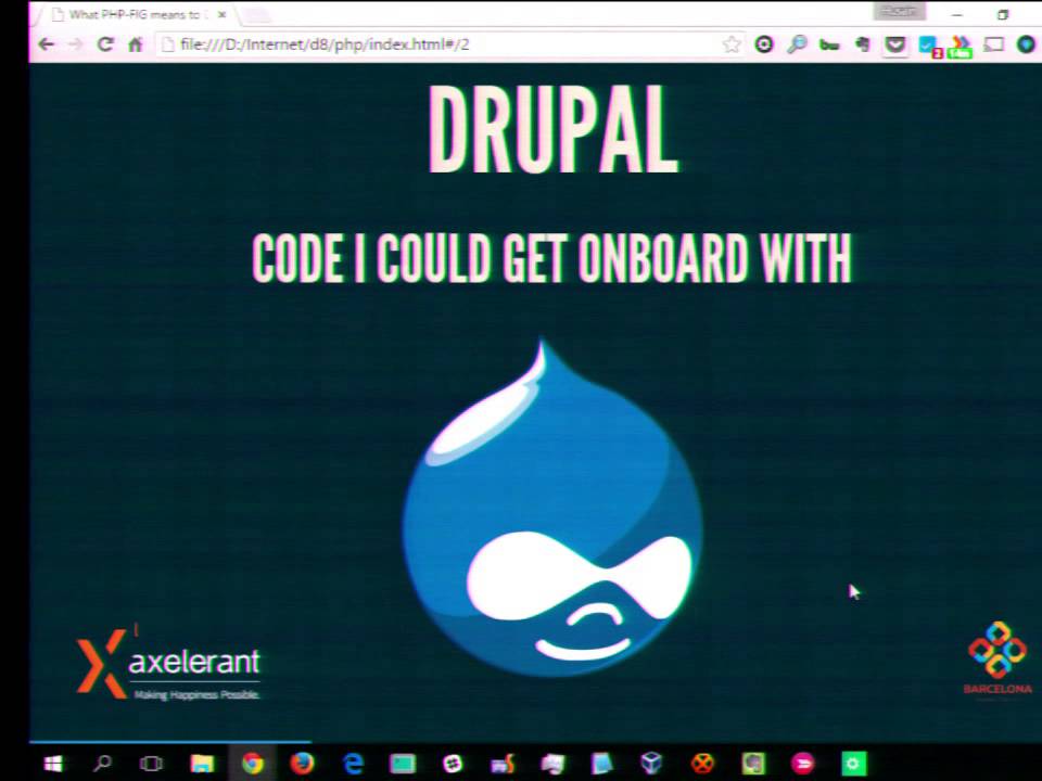 DrupalCon Barcelona 2015: What PHP-FIG means to Drupal