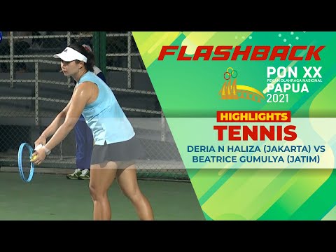 Flashback Tenis PON Papua 2021 - Deria N Haliza (JAKARTA) vs Beatrice Gumulya (JATIM)  - HIGHLIGHTS
