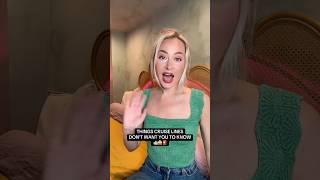 THINGS CRUISE LINES DON’T WANT YOU TO KNOW 😱🛳️🚨‼️#cruise #cruiseship #crew