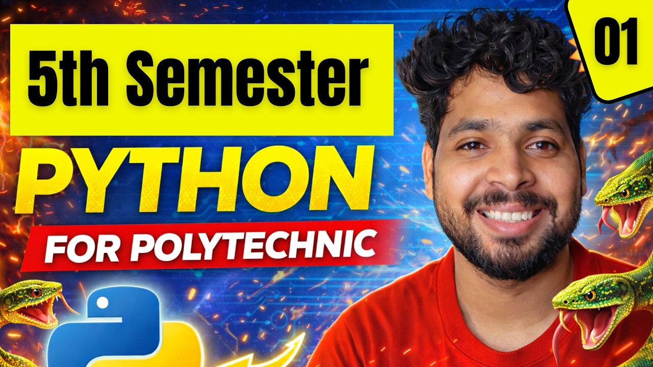 Introduction to Python | Polytechnic CSE | Lecture 1 | SS EFFORT
