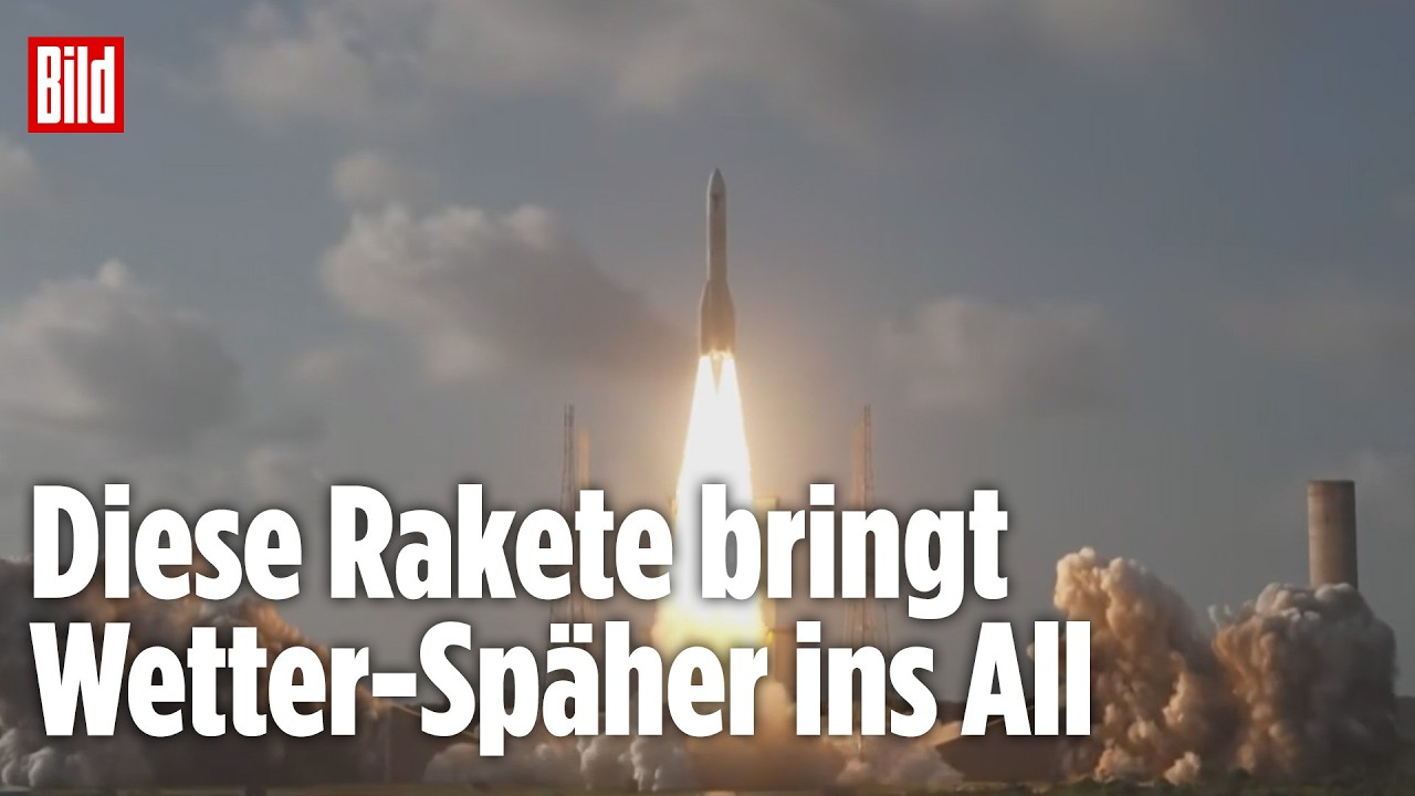 Start geglückt: Ariane 6 bringt Wetter-Satelliten ins All