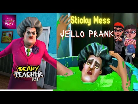 Scary Teacher 3D Chapter 1 (Part 5) | Miss T Sticky Bath | Jello Prank
