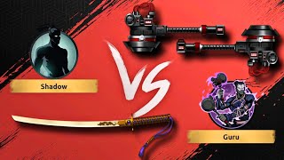 Shadow Fight Shades Gameplay - Shadow vs Guru (Act 2 Final Boss)