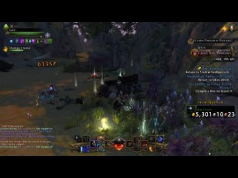 Neverwinter Strange Bug in Sharandar (wrong zone lol)