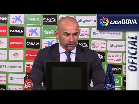 Rueda de Prensa de Jémez tras el Real Betis (2-2) Rayo Vallecano - HD
