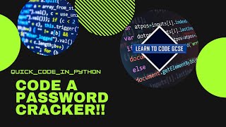 Quick Code in Python: Password Cracker!