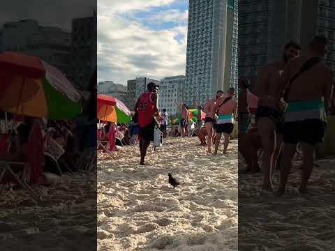 Copacabana bailó al ritmo de la hinchada de Central Córdoba de Santiago del Estero #shorts #brasil