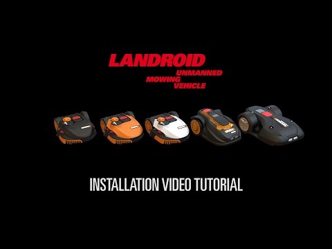 WORX LANDROID M/L /S  Mähroboter INSTALLATION - Deutsch - www.worxlandroid.com