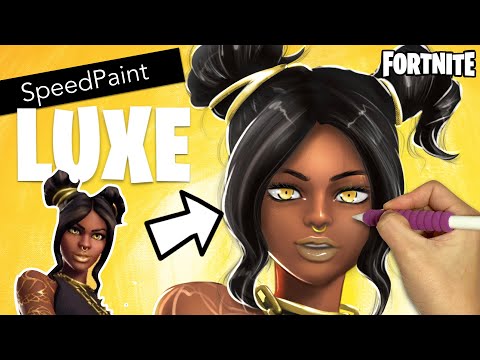 Speed Drawing Fortnite Skins Smotret Onlajn Na Hah Life - speedpaint luxe how to draw fortnite season 8 skins fortnite speedpaint