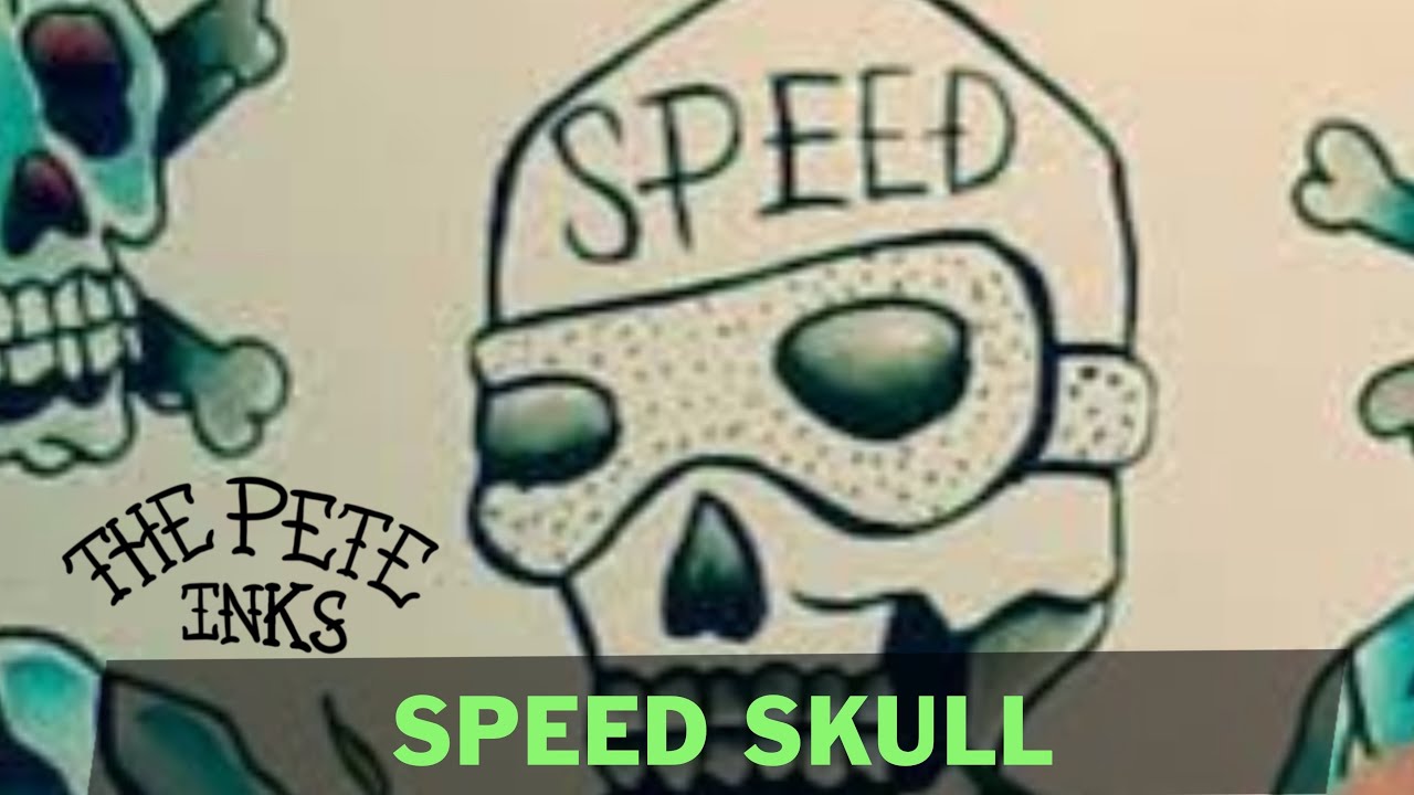 SPEED SKULL TATTOO