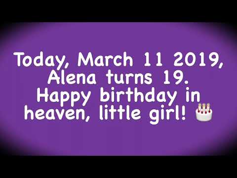 Alena Marek | Happy 19th birthday in heaven (March 11, 2019)