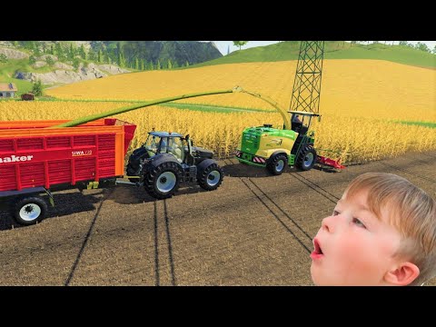 Farming simulator 19 | We try online and ruin a farm | Tractor game