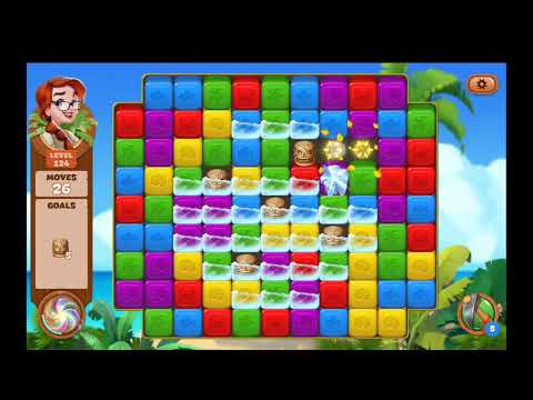 Lost Island Blast Adventure Level 124 NO BOOSTERS - A S GAMING