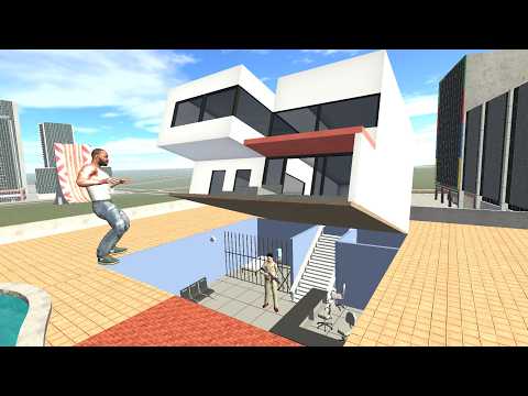 Franklin Found Secret Police Station Bunker in Indian Bike Driving 3D