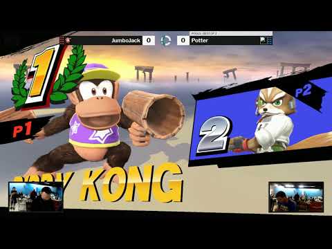 Sink or Swim 109 Pools - JumboJack (Diddy Kong) vs Potter (Fox)