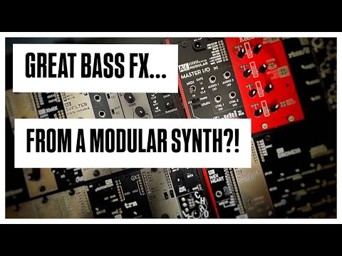 My Dream Multi FX Is A Modular Synth?! AE Modular Bass FX Rack Demo