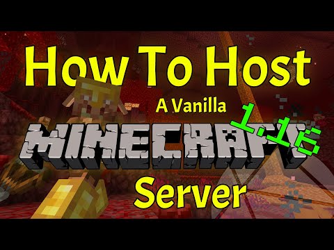 How To Make A Minecraft 1.16 Server (Hosting a Vanilla Server is EASY)